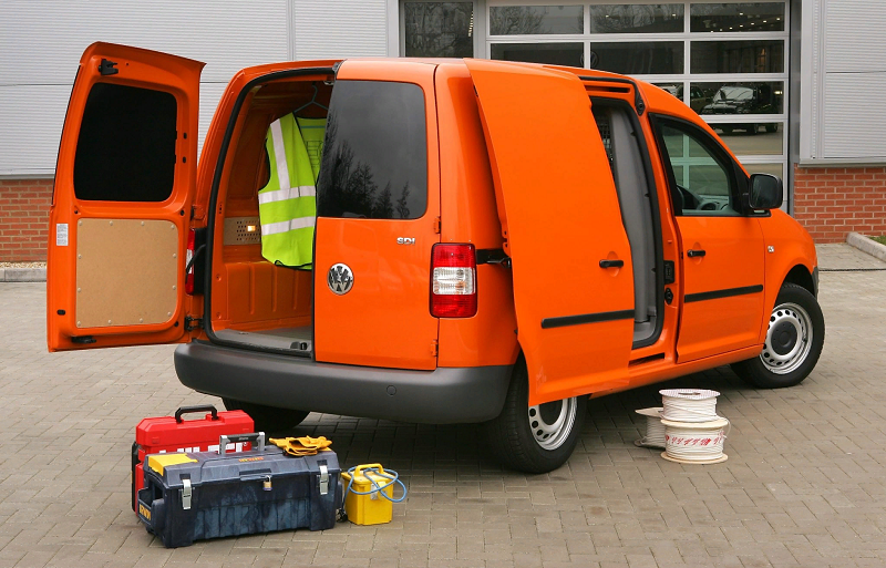 Volkswagen Caddy для перевозки грузов
